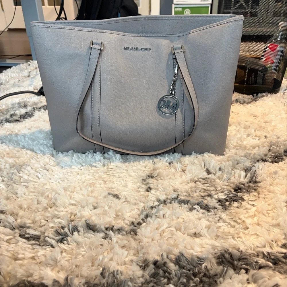 Michael Kors Grey/Silver Tote Bag